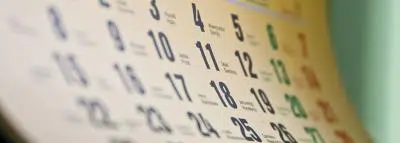 calendrie date