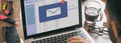 mail sur ordinateur