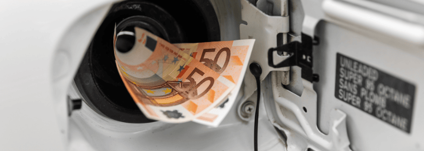 Comment obtenir mon chèque carburant ? billets-euros-essence