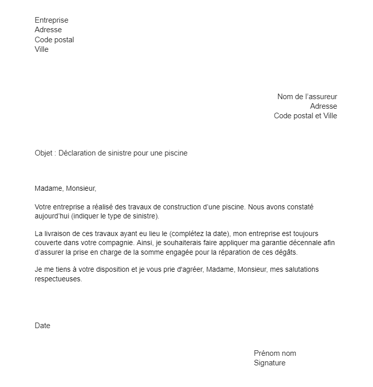 lettre-déclaration-sinistre-piscine